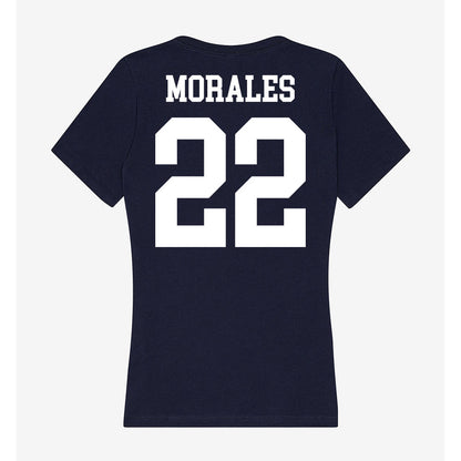 Kent State - NCAA Men's Basketball : Anthony Morales - Women's V-Neck T-Shirt-1