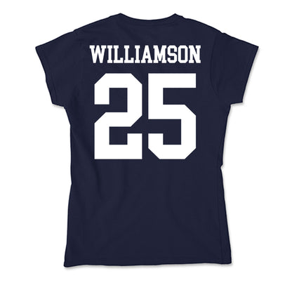 Kent State - NCAA Men's Basketball : Jahari Williamson - Soft Style Women’s T-Shirt-1