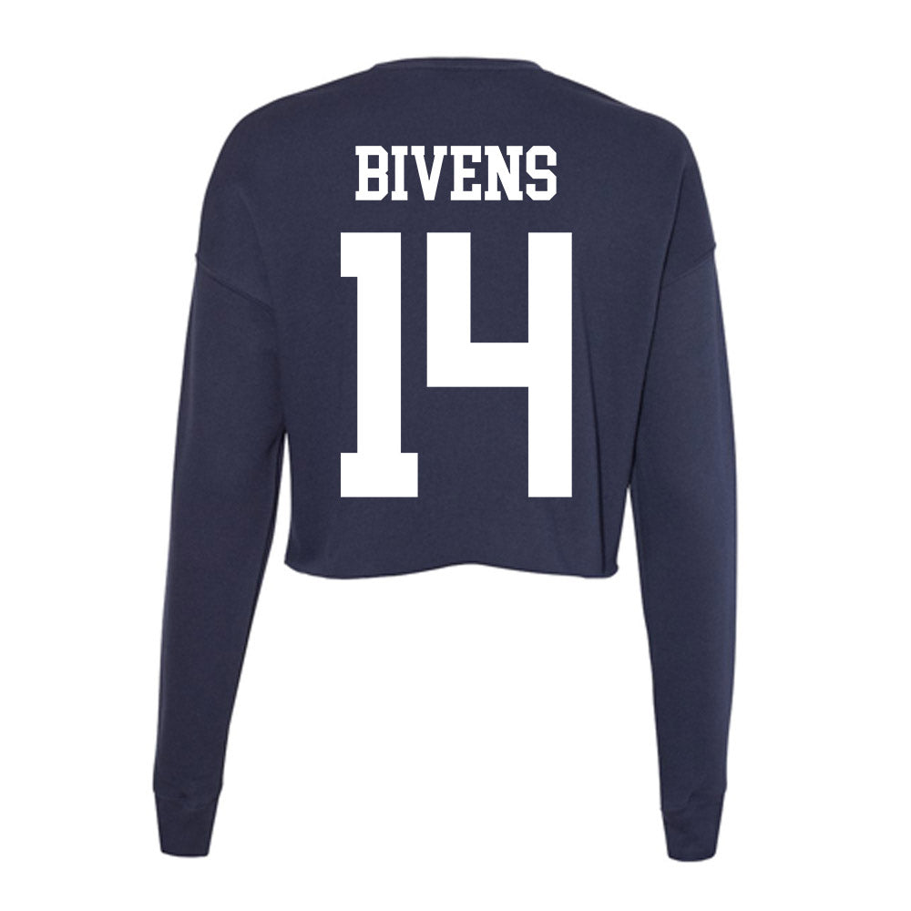 Kent State - NCAA Football : Tyler Bivens - Women's Cropped Crew Fleece-1