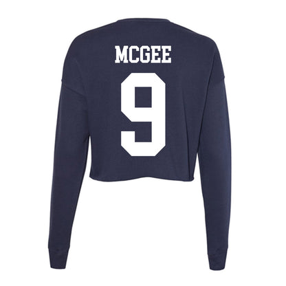 Kent State - NCAA Women's Volleyball : Paige McGee - Women's Cropped Crew Fleece-1