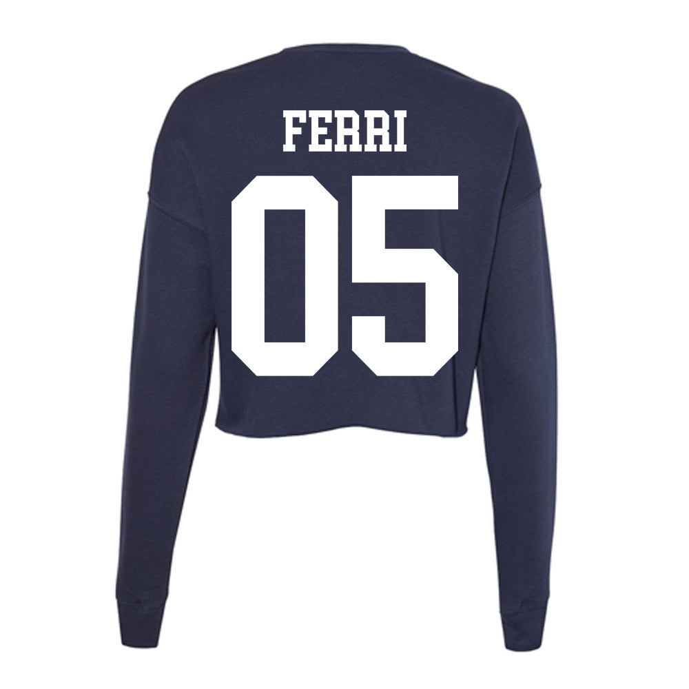 Kent State - NCAA Softball : Meadow Ferri - Women's Cropped Crew Fleece-1