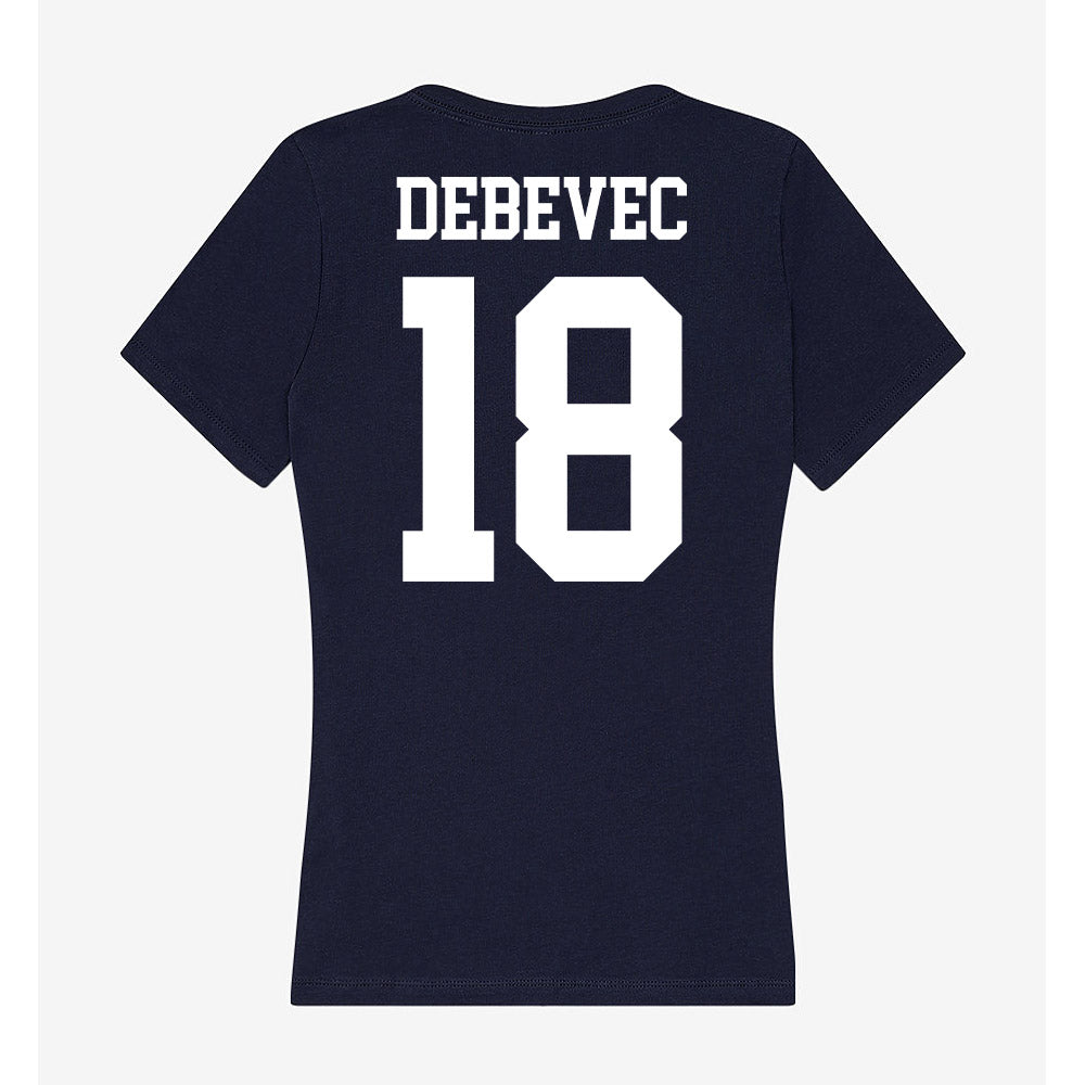 Kent State - NCAA Women's Volleyball : Abbey Debevec - Women's V-Neck T-Shirt-1