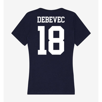 Kent State - NCAA Women's Volleyball : Abbey Debevec - Women's V-Neck T-Shirt-1