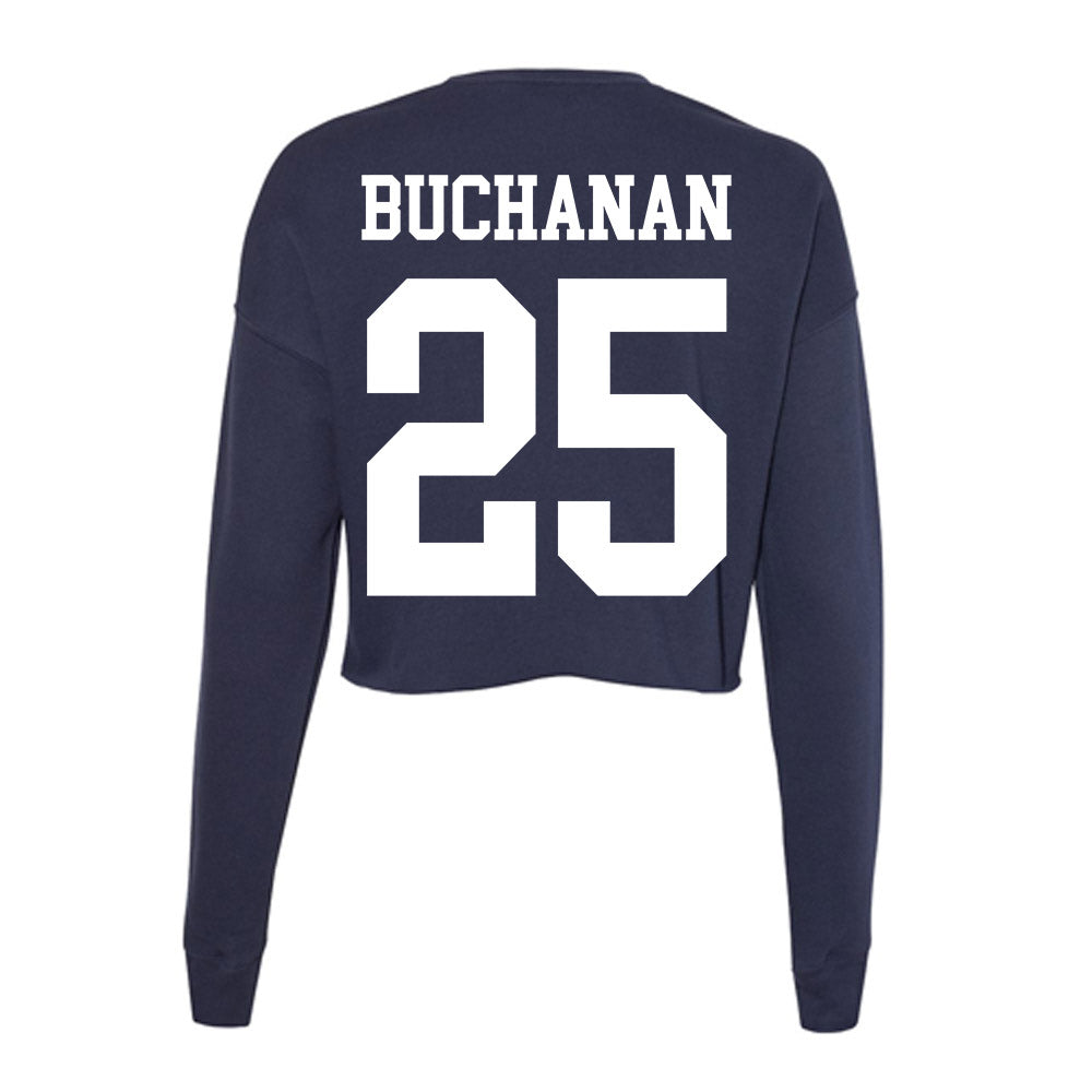 Kent State - NCAA Football : Martell Buchanan - Women's Cropped Crew Fleece-1