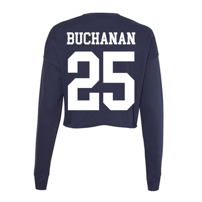 Kent State - NCAA Football : Martell Buchanan - Women's Cropped Crew Fleece-1