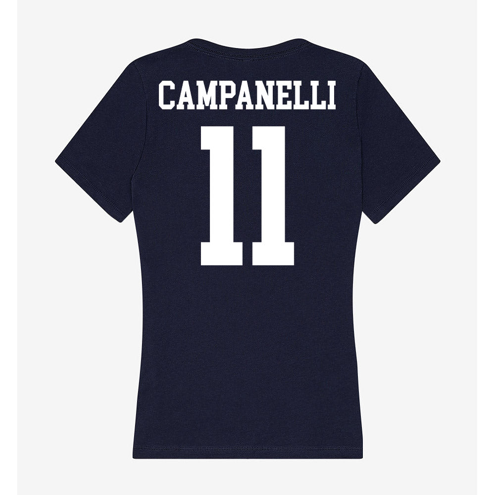 Kent State - NCAA Women's Basketball : Anna Campanelli - Women's V-Neck T-Shirt-1