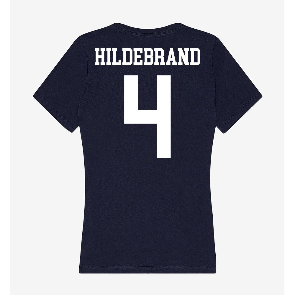 Kent State - NCAA Women's Basketball : Journey Hildebrand - Women's V-Neck T-Shirt-1