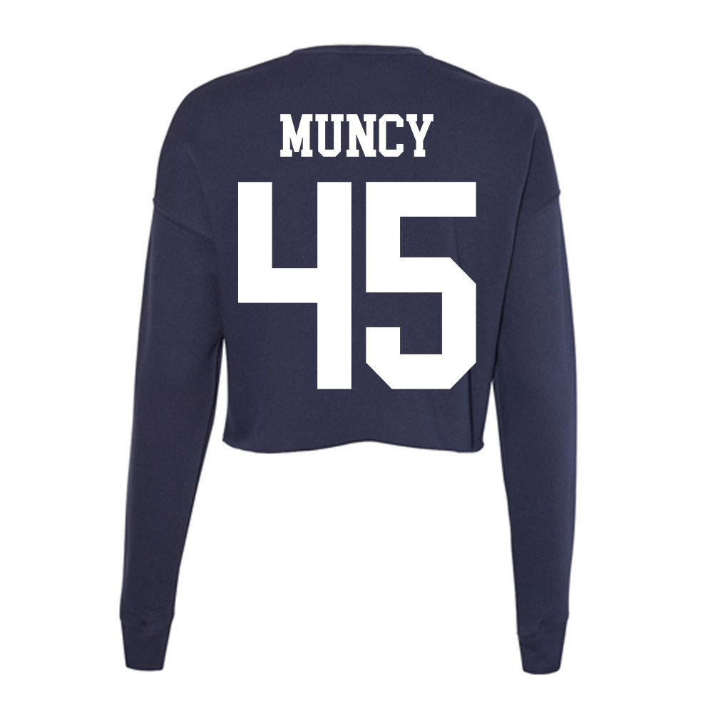 Kent State - NCAA Baseball : Nate Muncy - Women's Cropped Crew Fleece-1