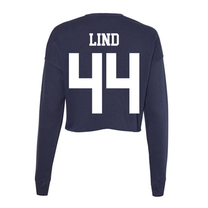 Kent State - NCAA Baseball : Parker Lind - Women's Cropped Crew Fleece-1