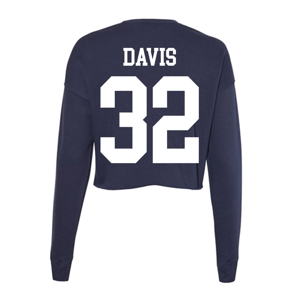 Kent State - NCAA Women's Lacrosse : Sydney Davis - Women's Cropped Crew Fleece-1