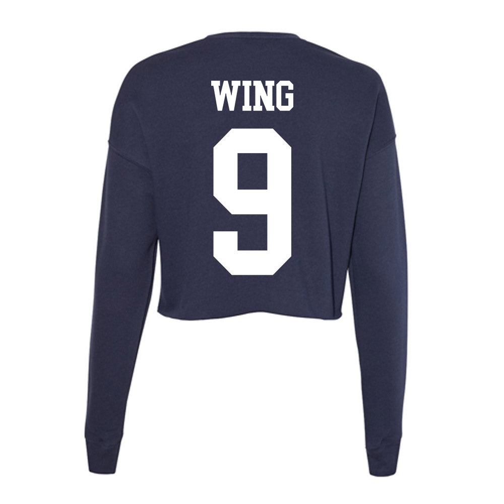 Kent State - NCAA Softball : Savannah Wing - Women's Cropped Crew Fleece-1