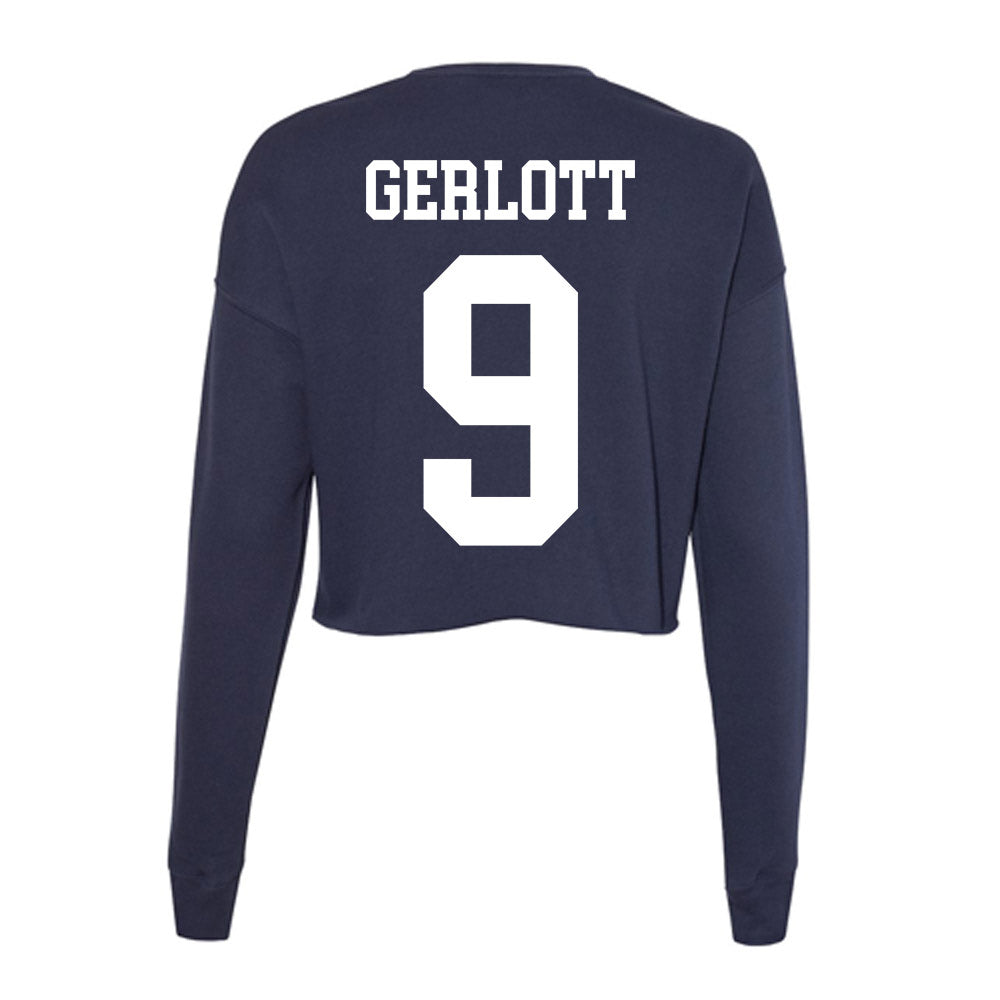 Kent State - NCAA Baseball : Billy Gerlott - Women's Cropped Crew Fleece-1