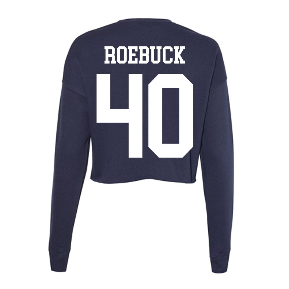 Kent State - NCAA Baseball : Benny Roebuck - Women's Cropped Crew Fleece-1