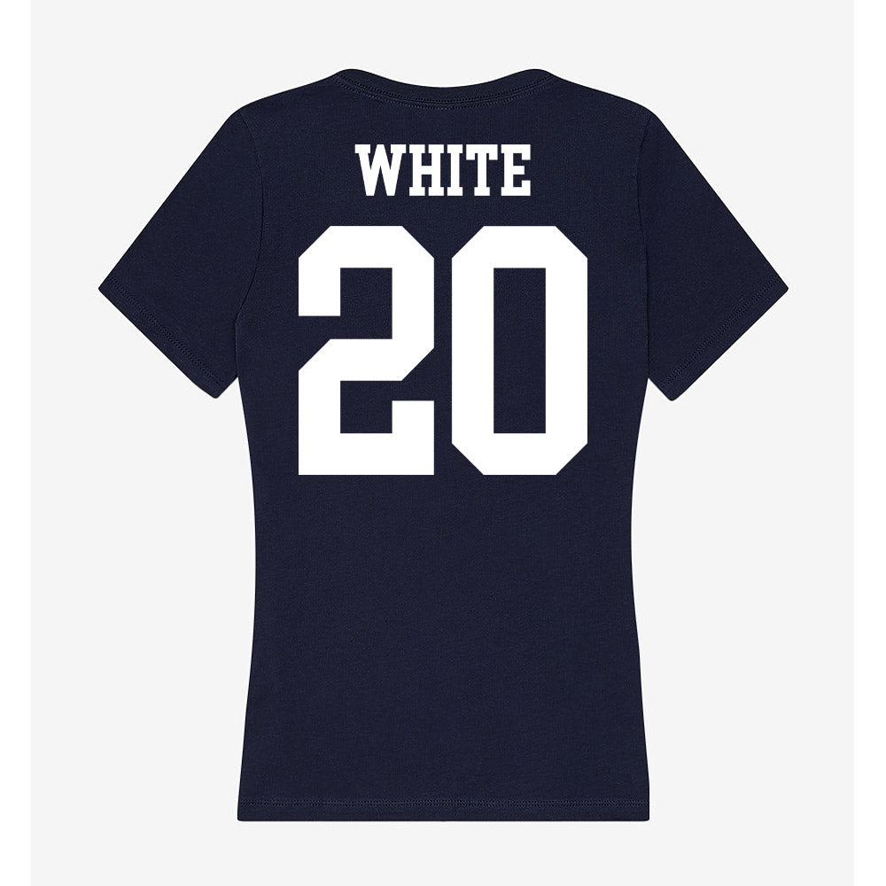 Kent State - NCAA Women's Lacrosse : Bella White - Women's V-Neck T-Shirt-1