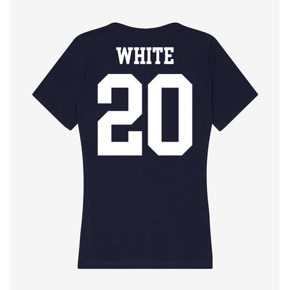 Kent State - NCAA Women's Lacrosse : Bella White - Women's V-Neck T-Shirt-1