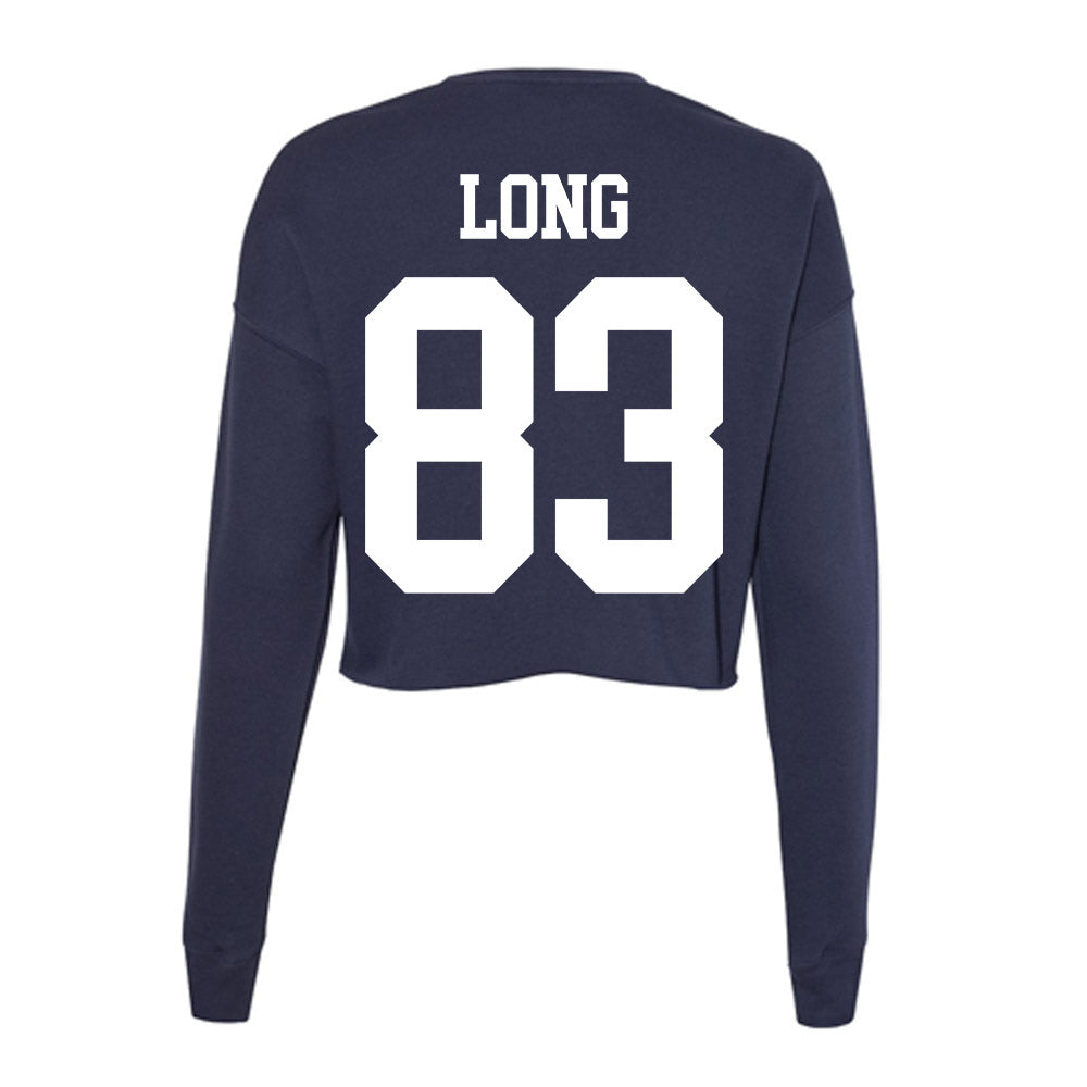 Kent State - NCAA Football : Garrett Long - Women's Cropped Crew Fleece-1