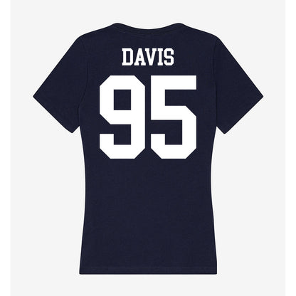 Kent State - NCAA Football : Jelani Davis - Women's V-Neck T-Shirt-1