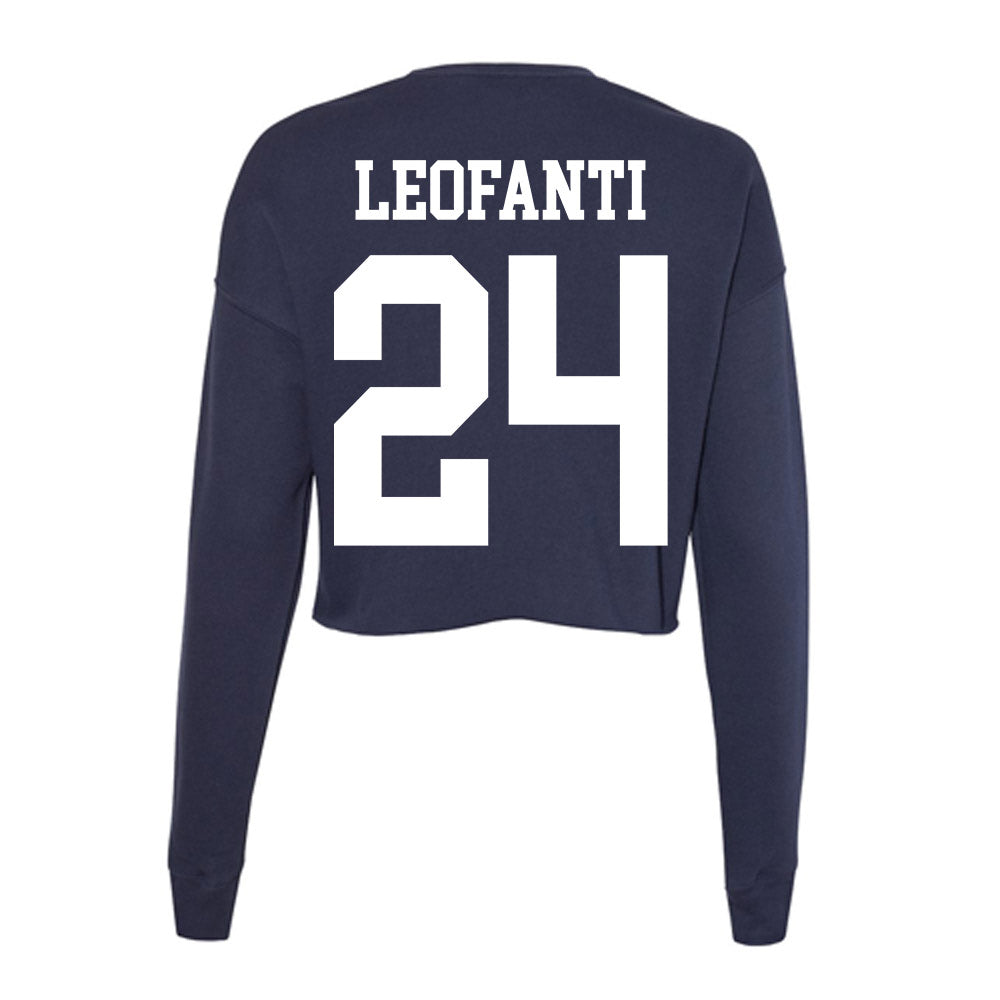 Kent State - NCAA Women's Soccer : Isabelle Leofanti - Women's Cropped Crew Fleece-1