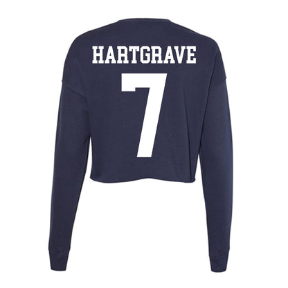 Kent State - NCAA Women's Volleyball : Natasha Hartgrave - Women's Cropped Crew Fleece-1