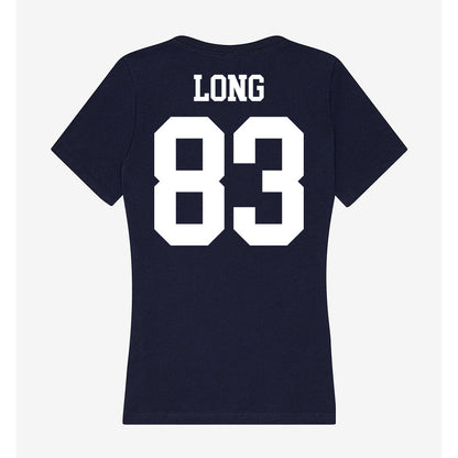 Kent State - NCAA Football : Garrett Long - Women's V-Neck T-Shirt-1