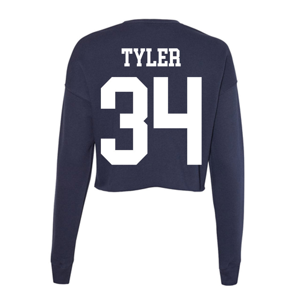 Kent State - NCAA Women's Basketball : Janae Tyler - Women's Cropped Crew Fleece-1