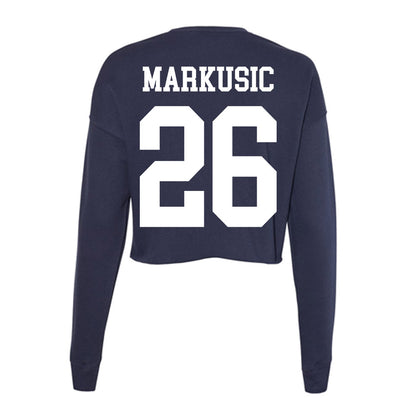 Kent State - NCAA Softball : Kasey Markusic - Women's Cropped Crew Fleece-1