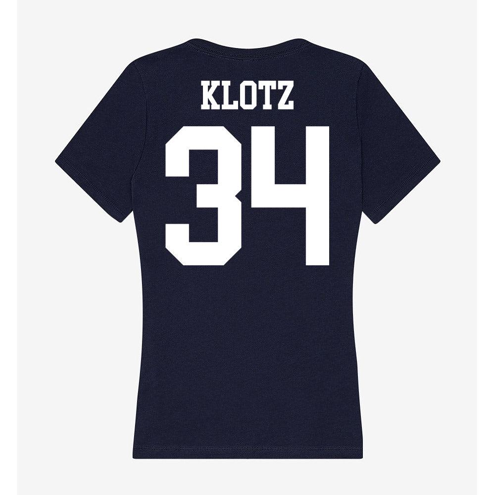 Kent State - NCAA Baseball : Hunter Klotz - Women's V-Neck T-Shirt-1