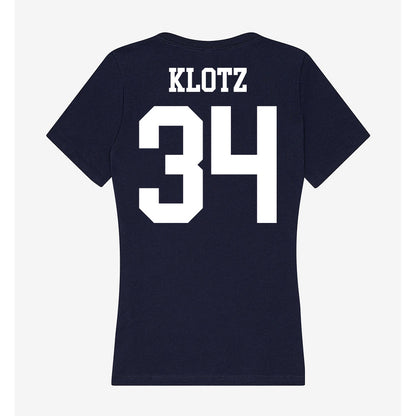Kent State - NCAA Baseball : Hunter Klotz - Women's V-Neck T-Shirt-1