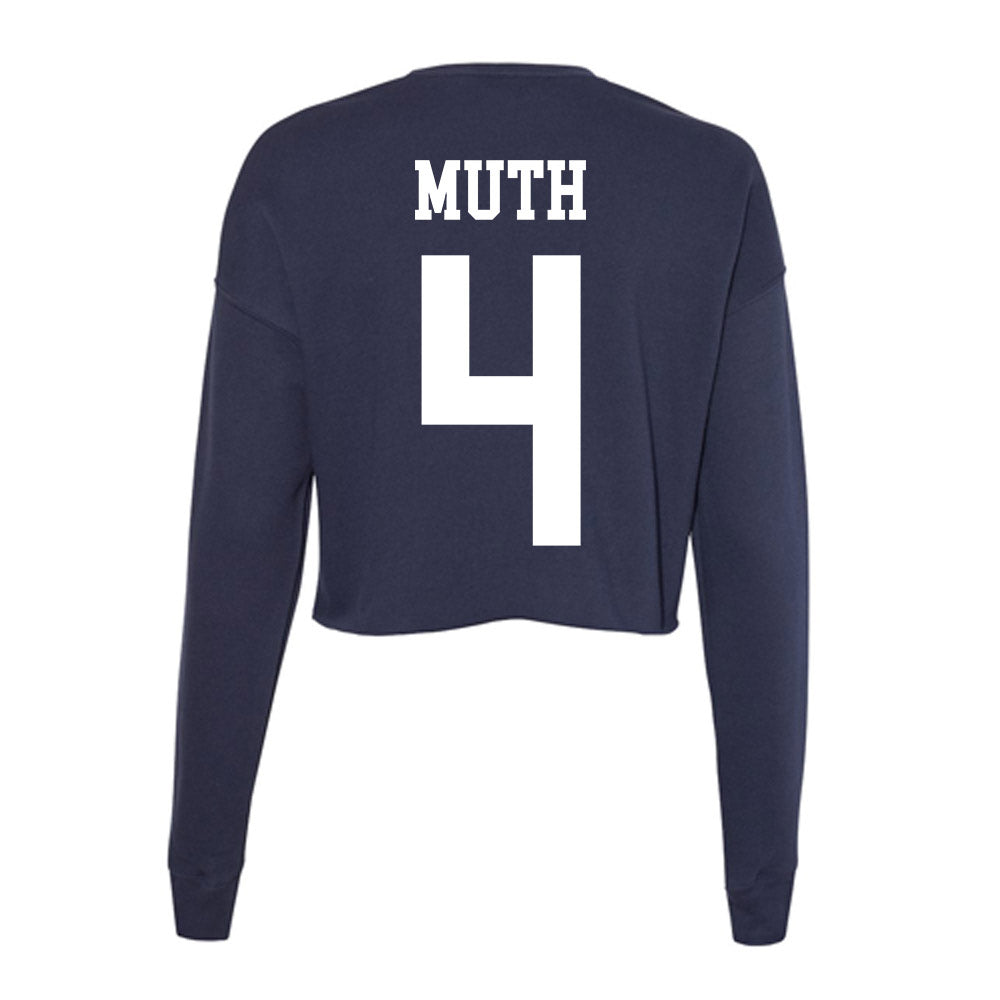 Kent State - NCAA Women's Soccer : Alexa Muth - Women's Cropped Crew Fleece-1