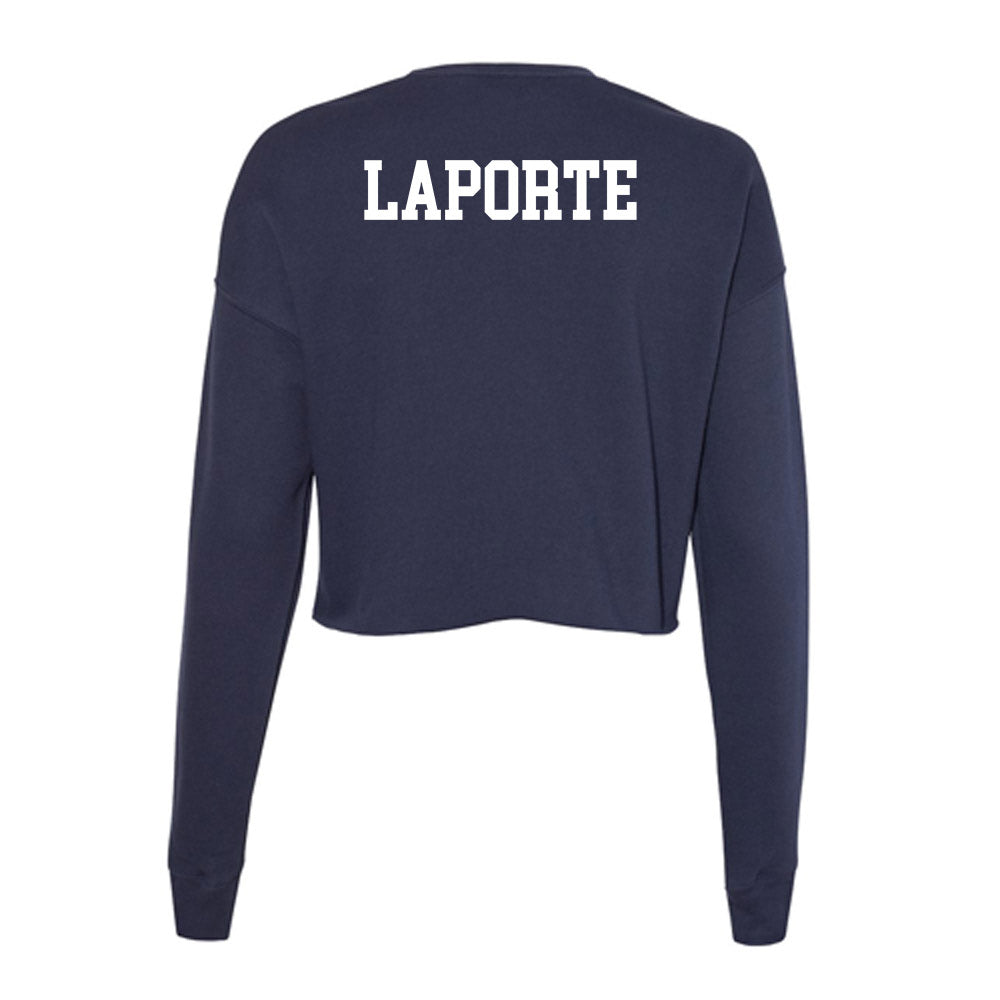 Kent State - NCAA Men's Track & Field : Riley LaPorte - Women's Cropped Crew Fleece-1