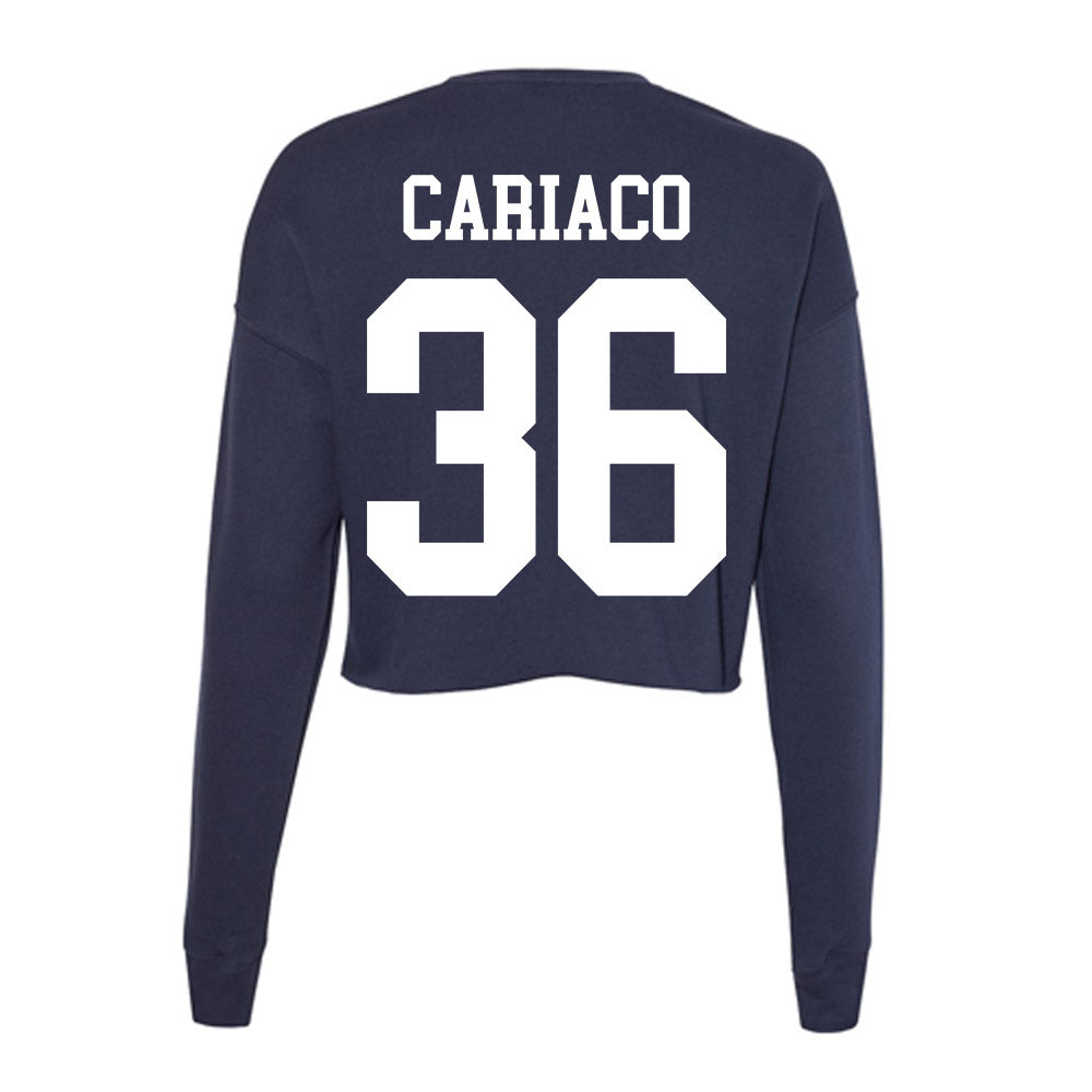 Kent State - NCAA Baseball : Peyton Cariaco - Women's Cropped Crew Fleece-1