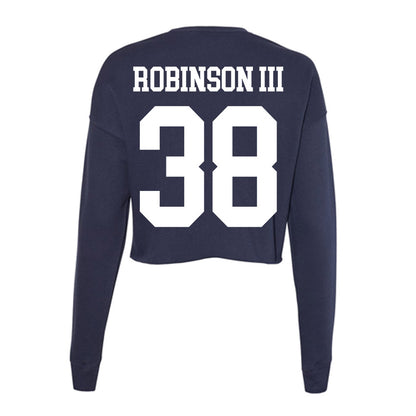 Kent State - NCAA Football : Clinton Robinson III - Women's Cropped Crew Fleece-1