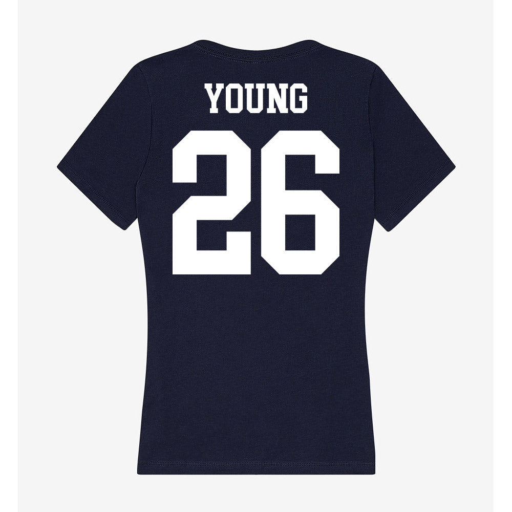 Kent State - NCAA Football : Cj Young - Women's V-Neck T-Shirt-1