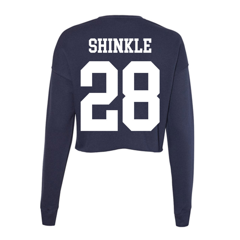 Kent State - NCAA Baseball : Bo Shinkle - Women's Cropped Crew Fleece-1