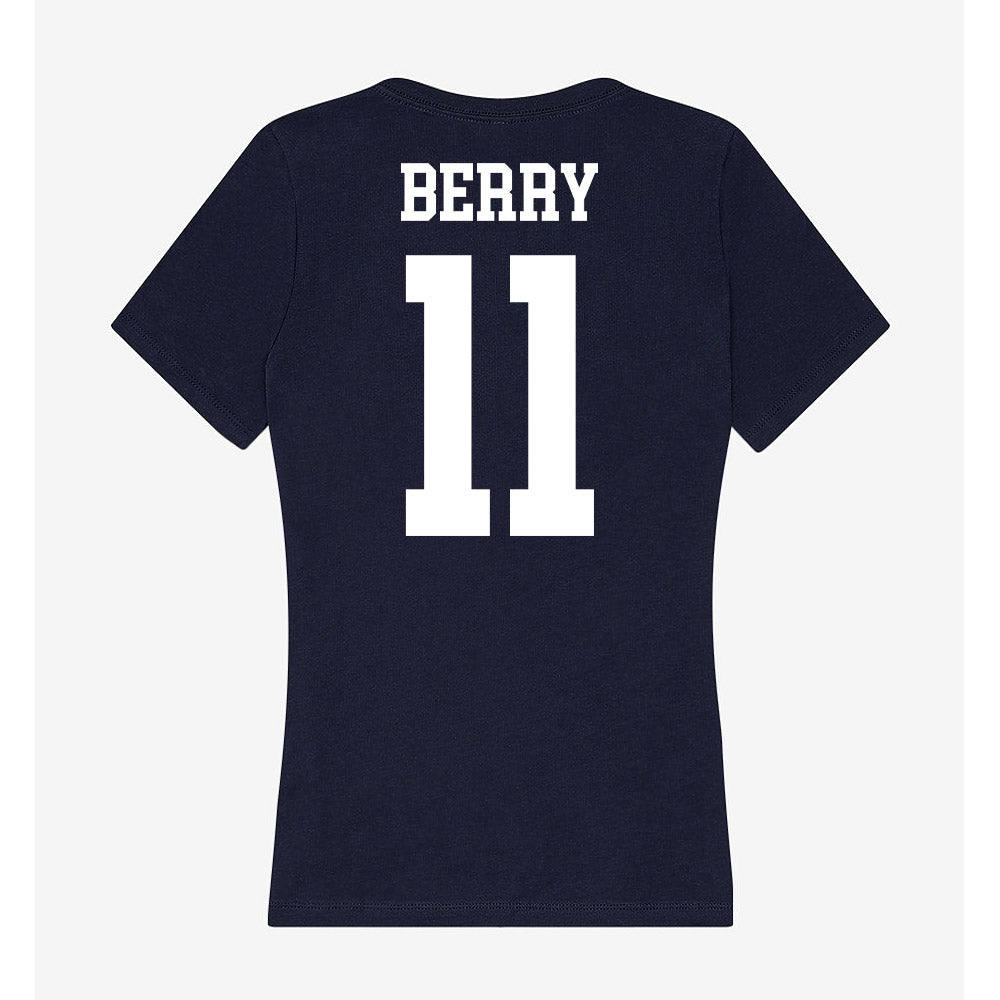 Kent State - NCAA Football : Christian Berry - Women's V-Neck T-Shirt-1