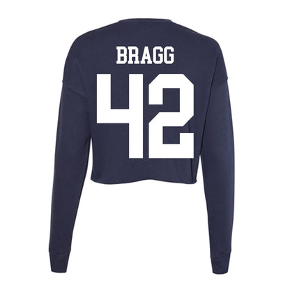 Kent State - NCAA Football : Jackson Bragg - Women's Cropped Crew Fleece-1
