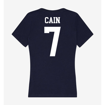 Kent State - NCAA Baseball : Ian Cain - Women's V-Neck T-Shirt-1