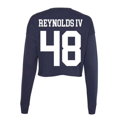 Kent State - NCAA Football : Lem Reynolds IV - Women's Cropped Crew Fleece-1