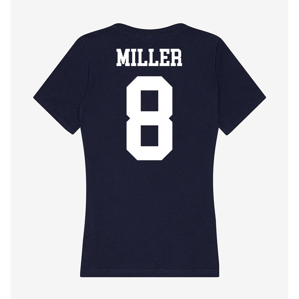 Kent State - NCAA Women's Volleyball : Nadia Miller - Women's V-Neck T-Shirt-1