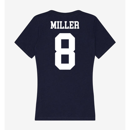 Kent State - NCAA Women's Volleyball : Nadia Miller - Women's V-Neck T-Shirt-1