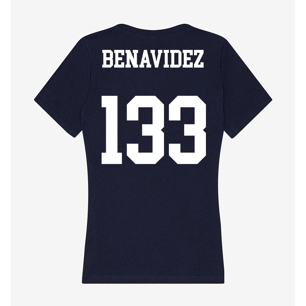 Kent State - NCAA Wrestling : Adan Benavidez - Women's V-Neck T-Shirt-1