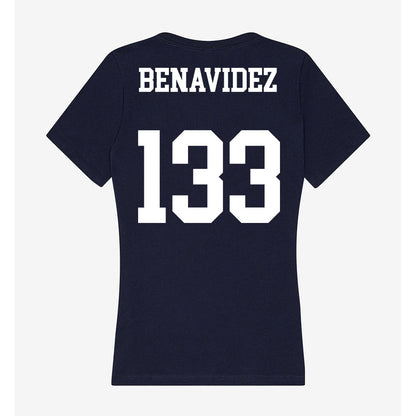 Kent State - NCAA Wrestling : Adan Benavidez - Women's V-Neck T-Shirt-1