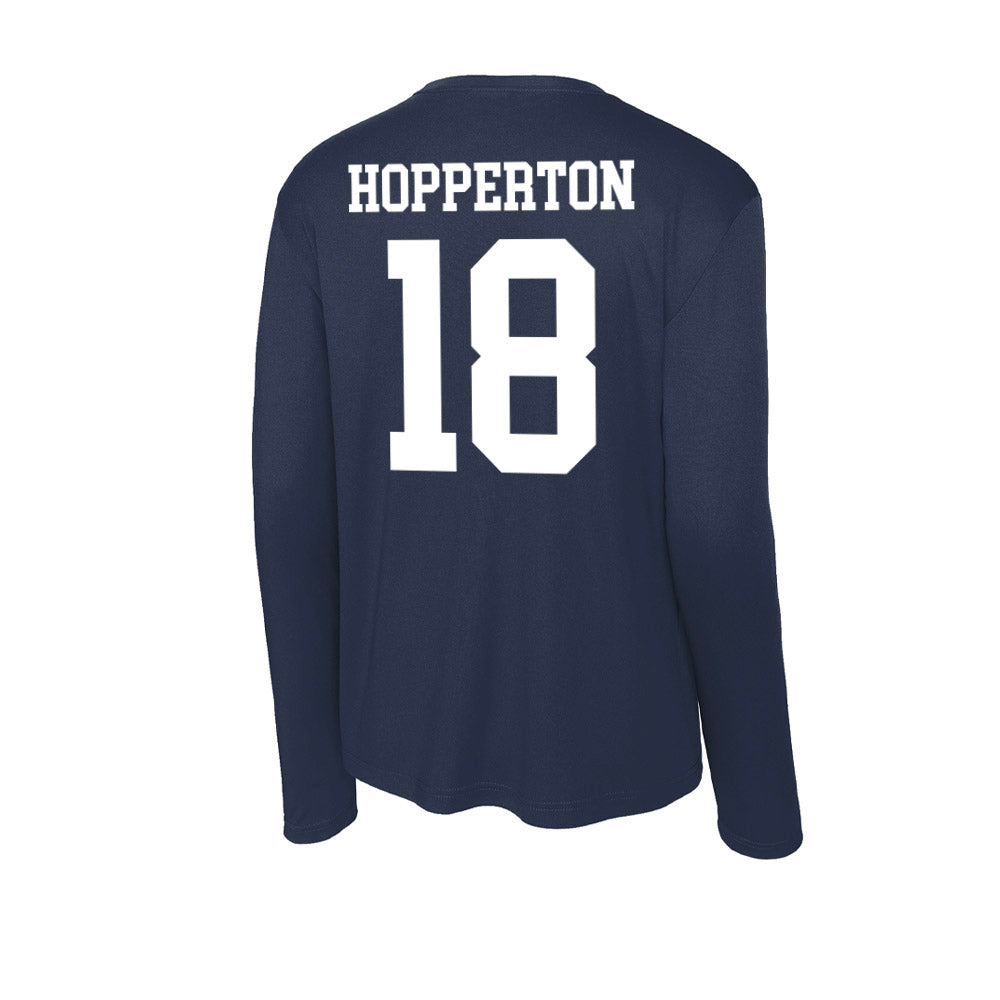 Kent State - NCAA Football : Hunter Hopperton - Activewear Long Sleeve T-Shirt-1