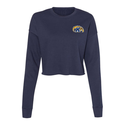 Kent State - NCAA Football : Rafael Terrero - Women's Cropped Crew Fleece-0