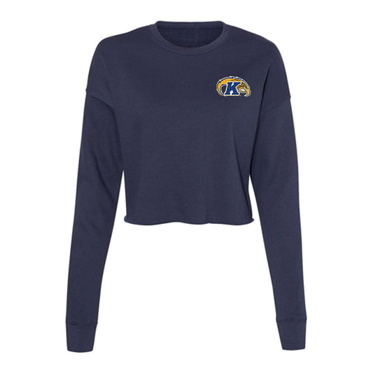 Kent State - NCAA Football : Dakota Taylor - Women's Cropped Crew Fleece-0