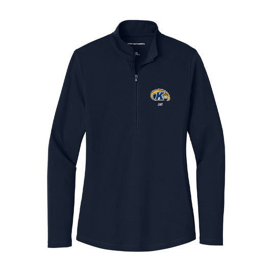 Kent State - NCAA Women's Track & Field : Kristen Jay - Women's Lightweight Quarter Zip Jacket-0