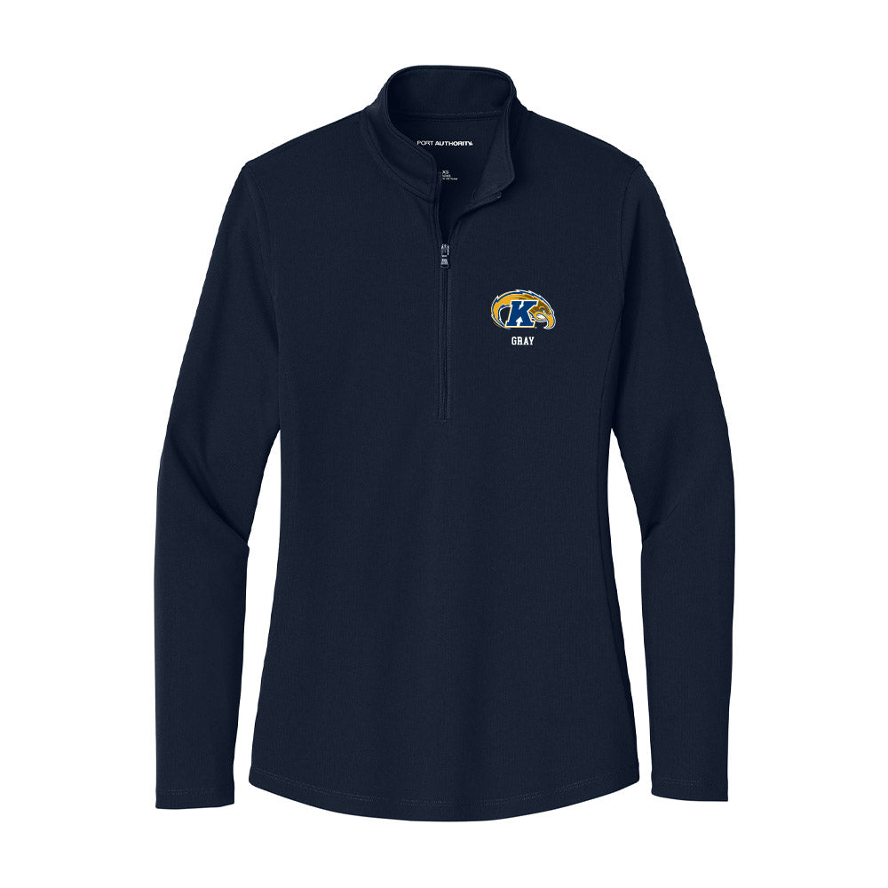 Kent State - NCAA Women's Basketball : Dionna Gray - Women's Lightweight Quarter Zip Jacket-0