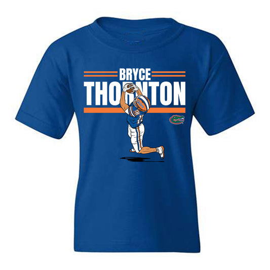Florida - NCAA Football : Bryce Thornton - Individual Caricature Youth T-Shirt-0