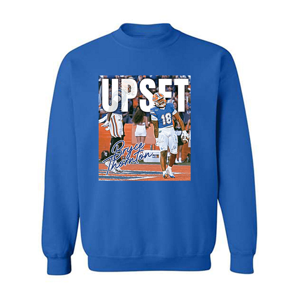 Florida - NCAA Football : Bryce Thornton - Individual Caricature Crewneck Sweatshirt-0