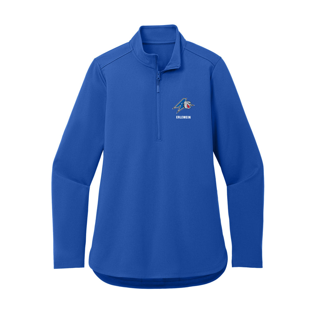 UNC Asheville - NCAA Men's Tennis : Tarek Erlewein - Women's Premium Quarter Zip Jacket-0